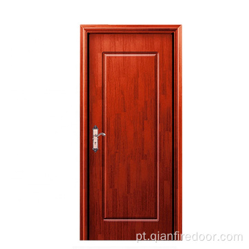 Porta de madeira compensada de design moderno com design de porta de madeira maciça
